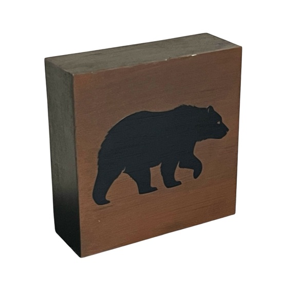 Bear Themed Shelf Decor Box Sign Set of‎ 3 - Picture 2 of 5
